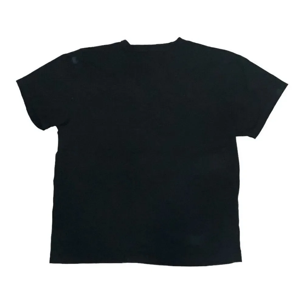 🔷 Polo Ralph Lauren Men’s V-Neck Tee –‎ Black w/ Red Pony Logo – Size M
